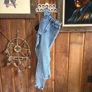 Vintage Sunset Blues High Rise Stone Wash Y2K Skinny 80s 90s tapered mom